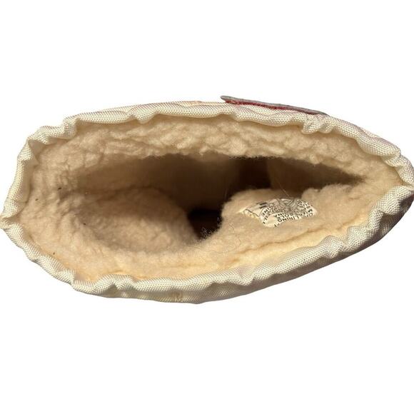 Pajar White & DarkTan Grip Boots W/Red Strap Canada Eu 37 US Sz‎ 6-6 1/2 - Picture 13 of 13